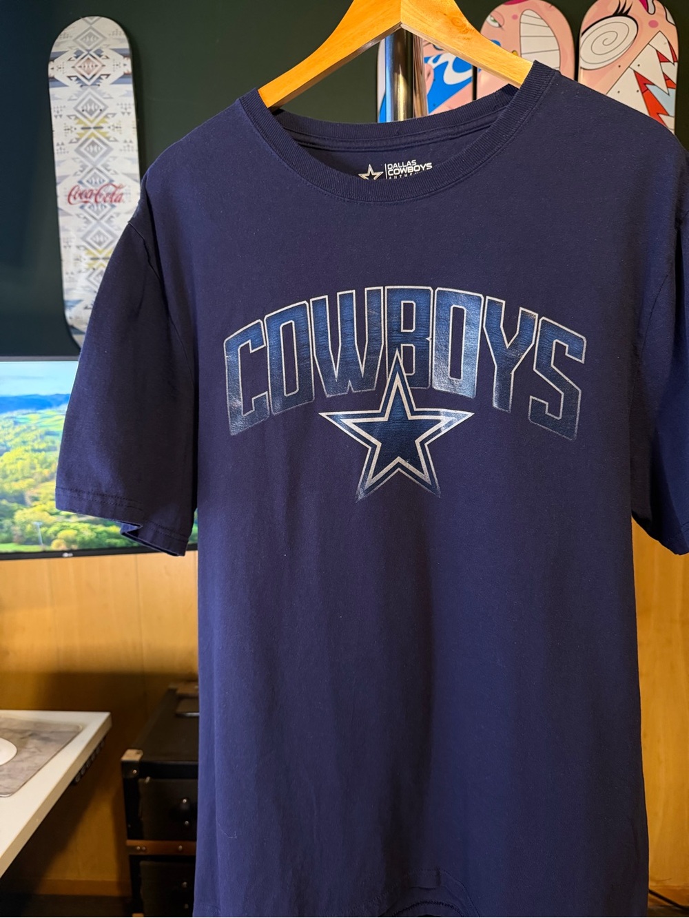 NFL Dallas Cowboys Football Navy Game Day Graphic Tee